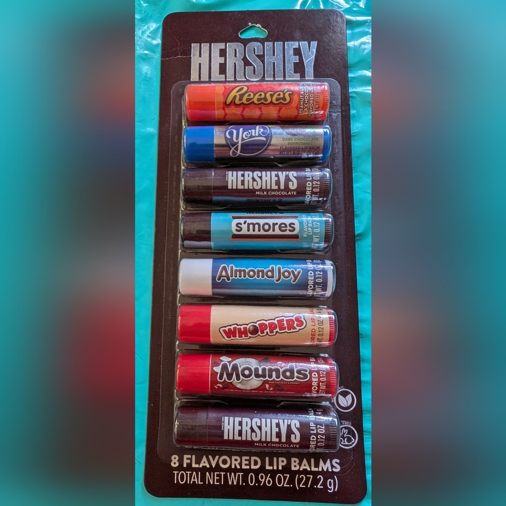 HERSHEY'S Assorted Candy Flavored Lip Balm Set NIP - Picture 1 of 4